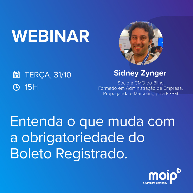 Webinar - Boleto com registro