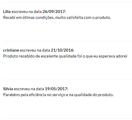 Vitrine Outlet - Clientes