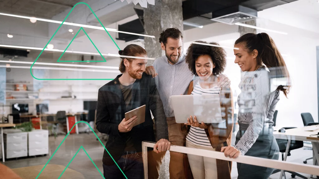 Empreendedores comemorando por terem ganhado ingressos para o Vtex Day 2018
