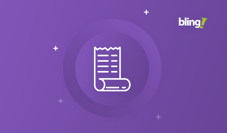 Ilustração do ícone usado no Bling para representar uma nota fiscal