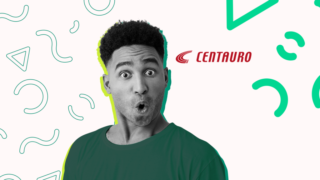 Empreendedor com expressão de surpresa, ao descobrir a nova integração do Bling com a Centauro