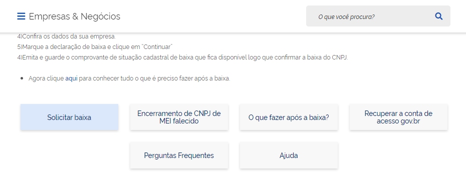 como cancelar mei