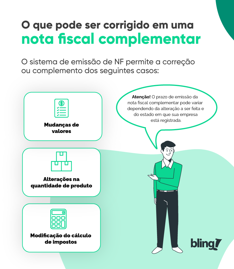 o que pode ser corrigido em uma nota fiscal complementar o que pode ser corrigido em uma nota fiscal complementar