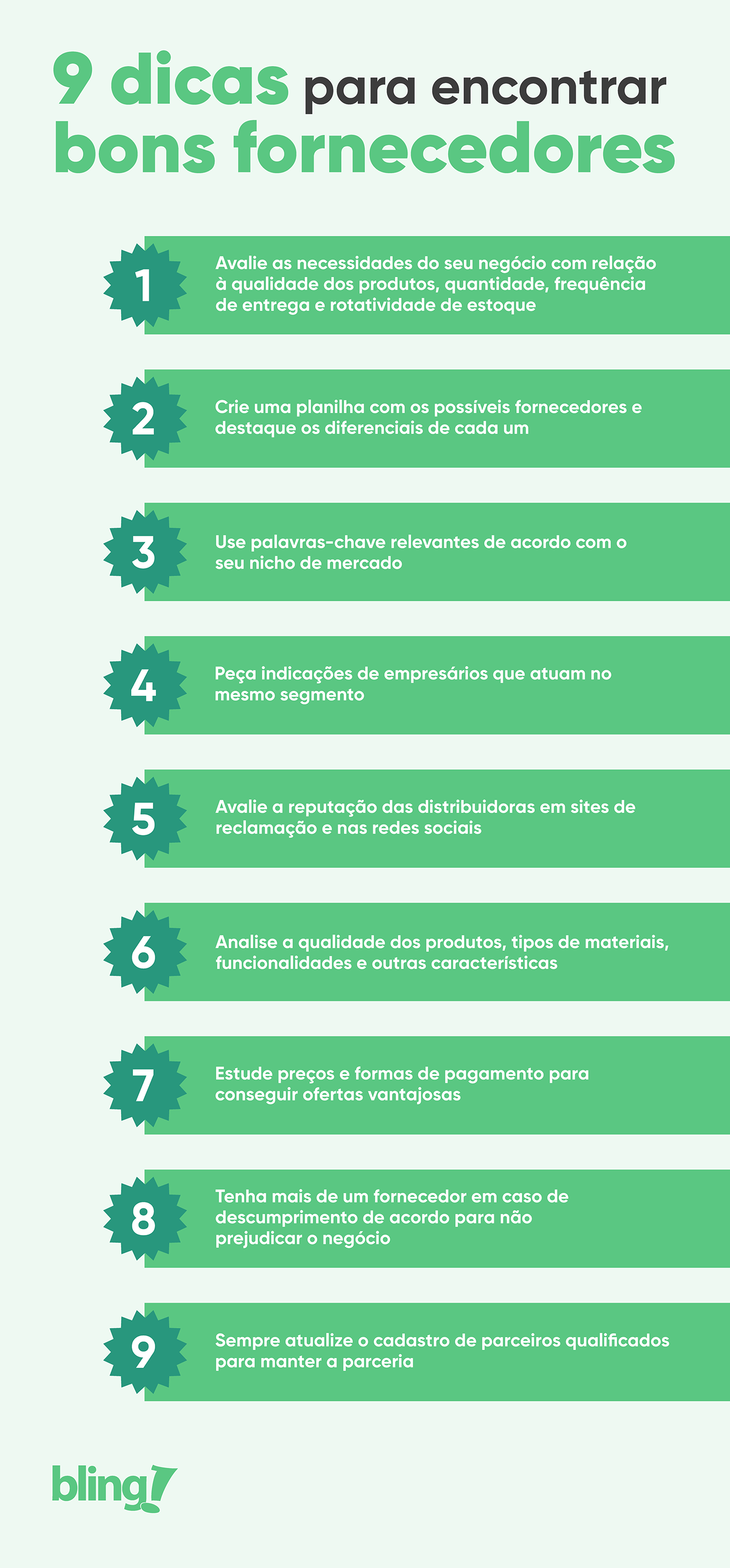 como encontrar bons fornecedores